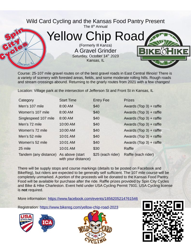 Yellow Chip Road 2023 Flyer